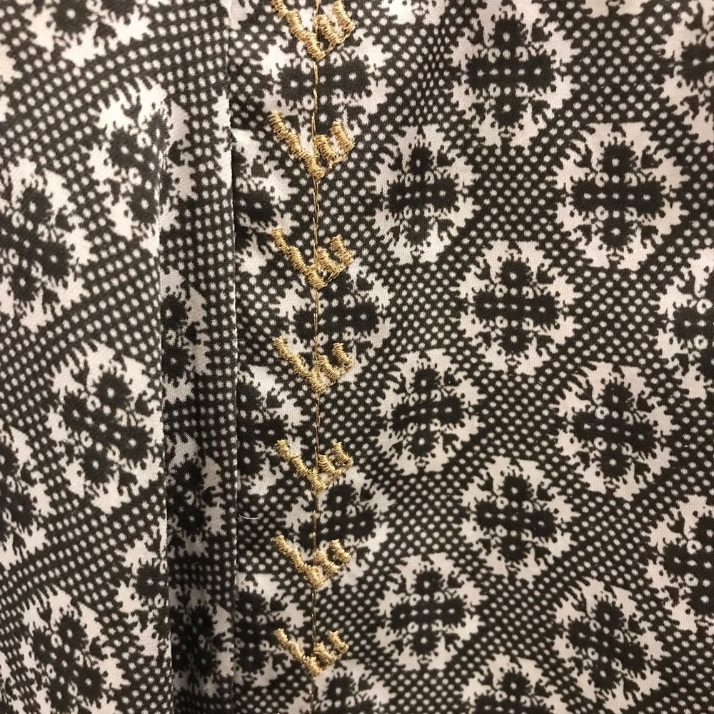 Anthropologie Floreat Gold Stream Sequin Tank small Swing Top sequins embroidery - Picture 5 of 13